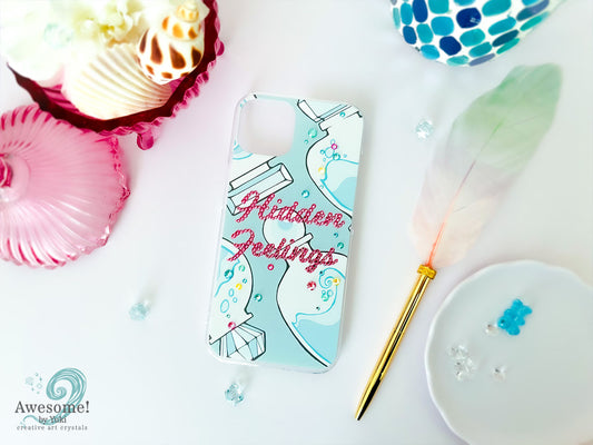 [Mint] Hidden Feelings Crystal iPhone Case