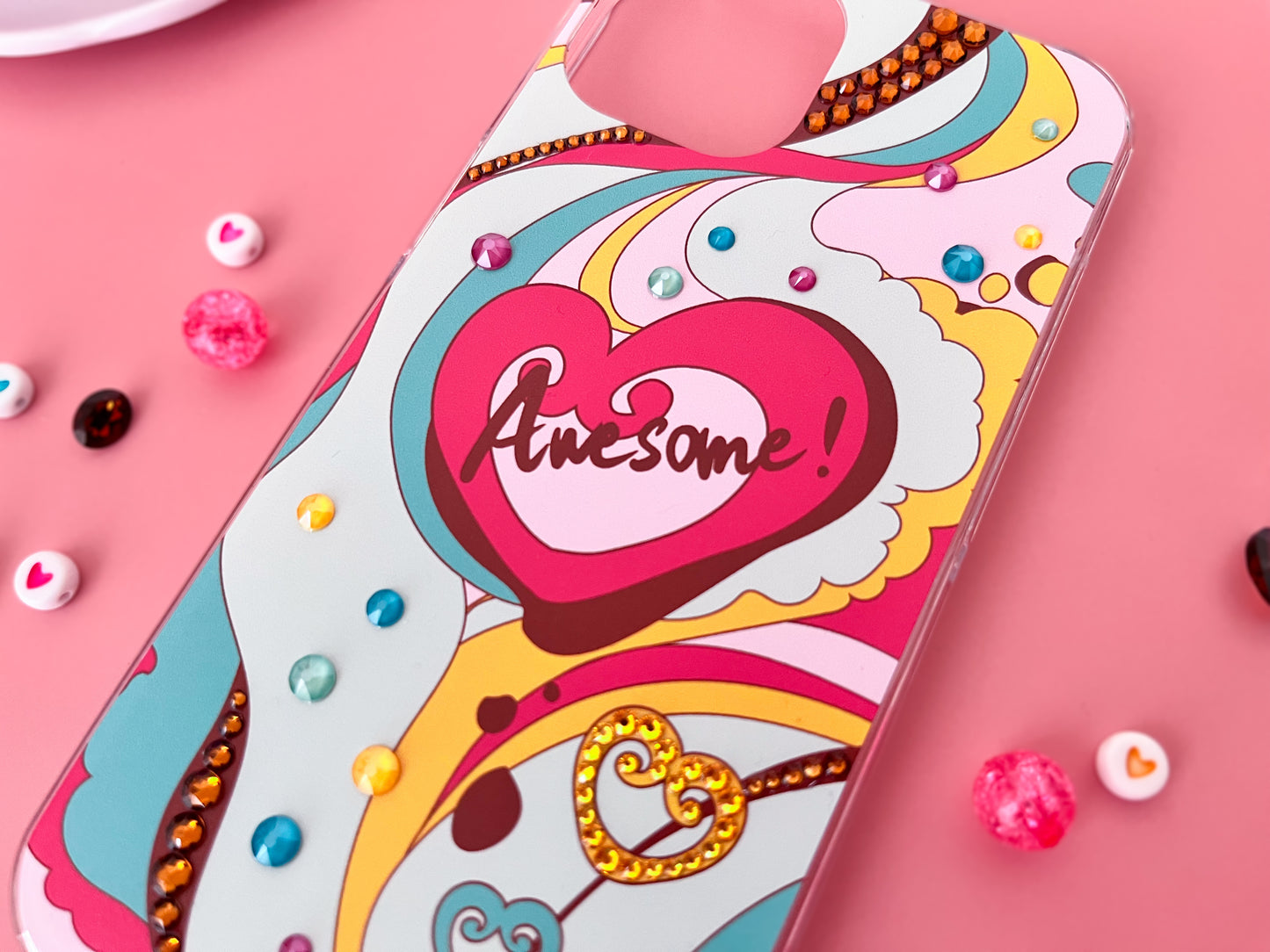 [Candy-like] SweetHeart Crystal iPhone Case