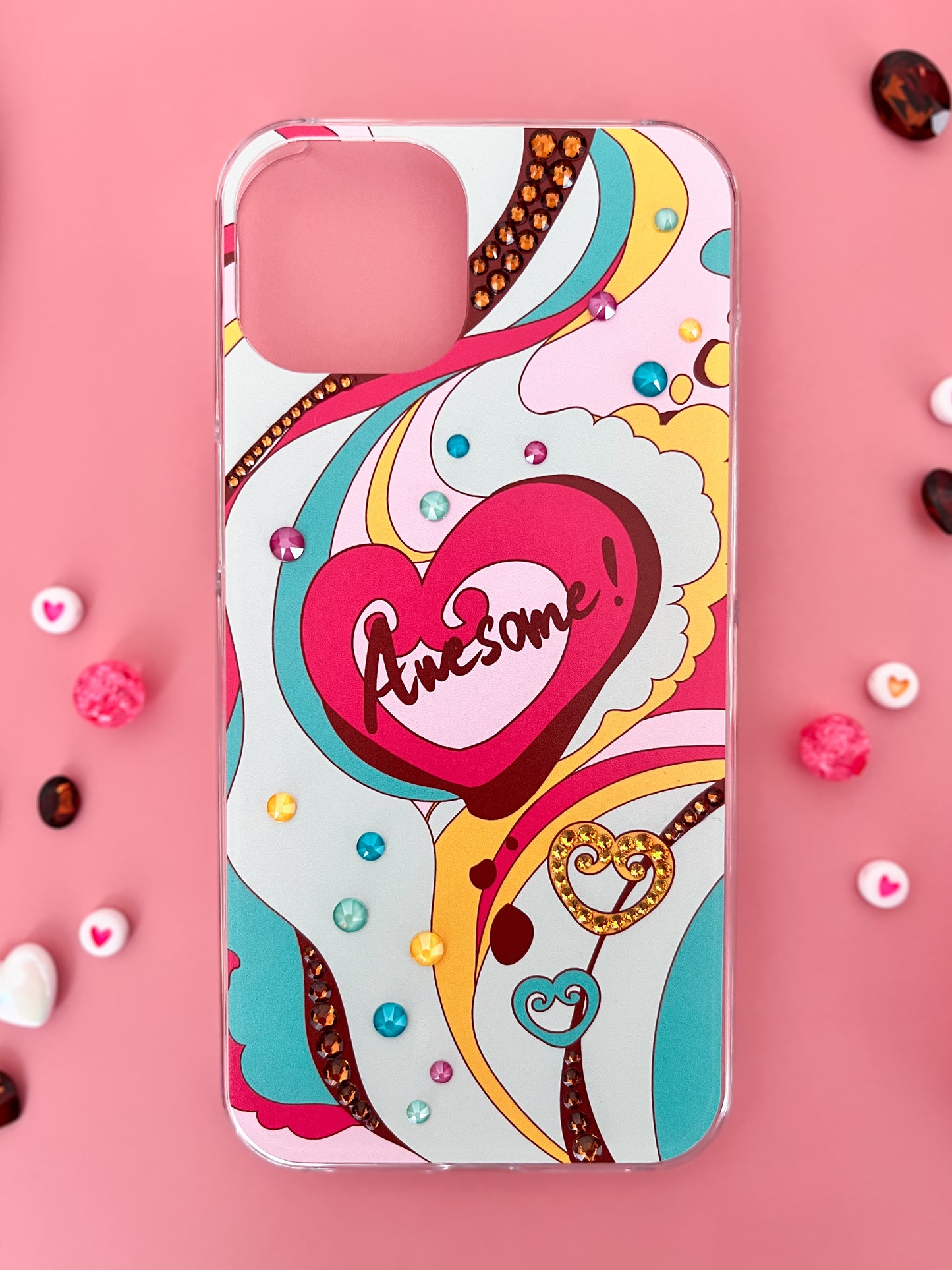 [Candy-like] SweetHeart Crystal iPhone Case