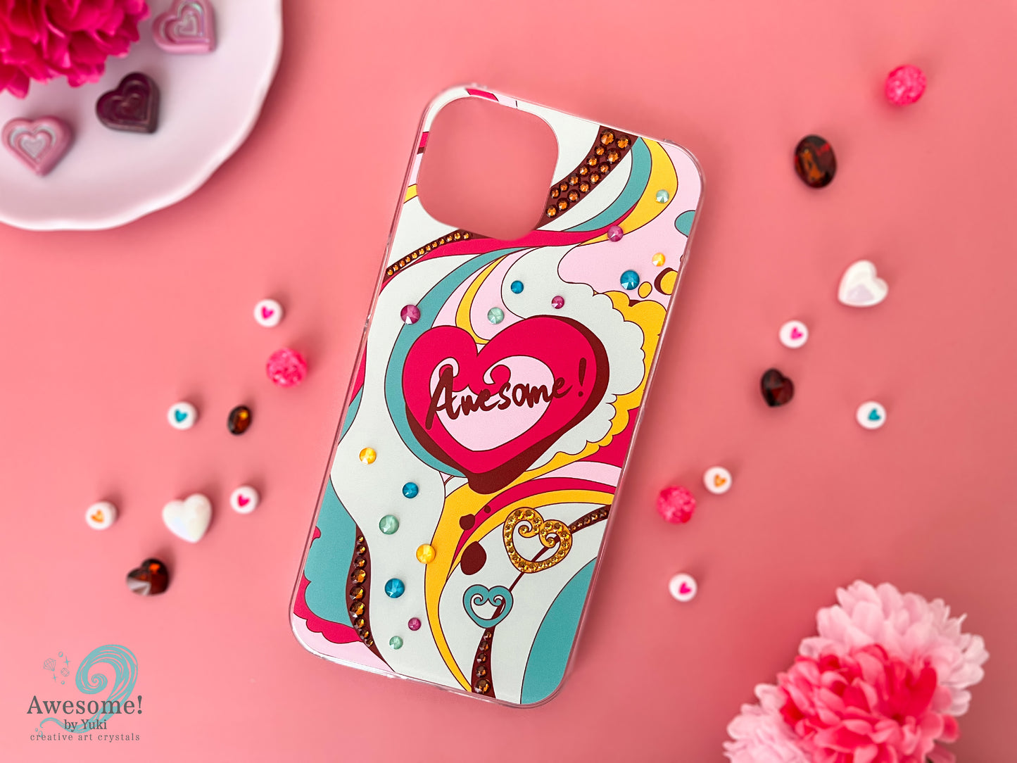 [Candy-like] SweetHeart Crystal iPhone Case