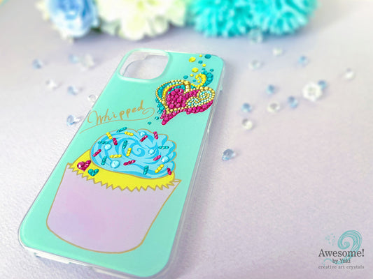 [Whipped x Mint] Mellow Cupcake Crystal iPhone Case